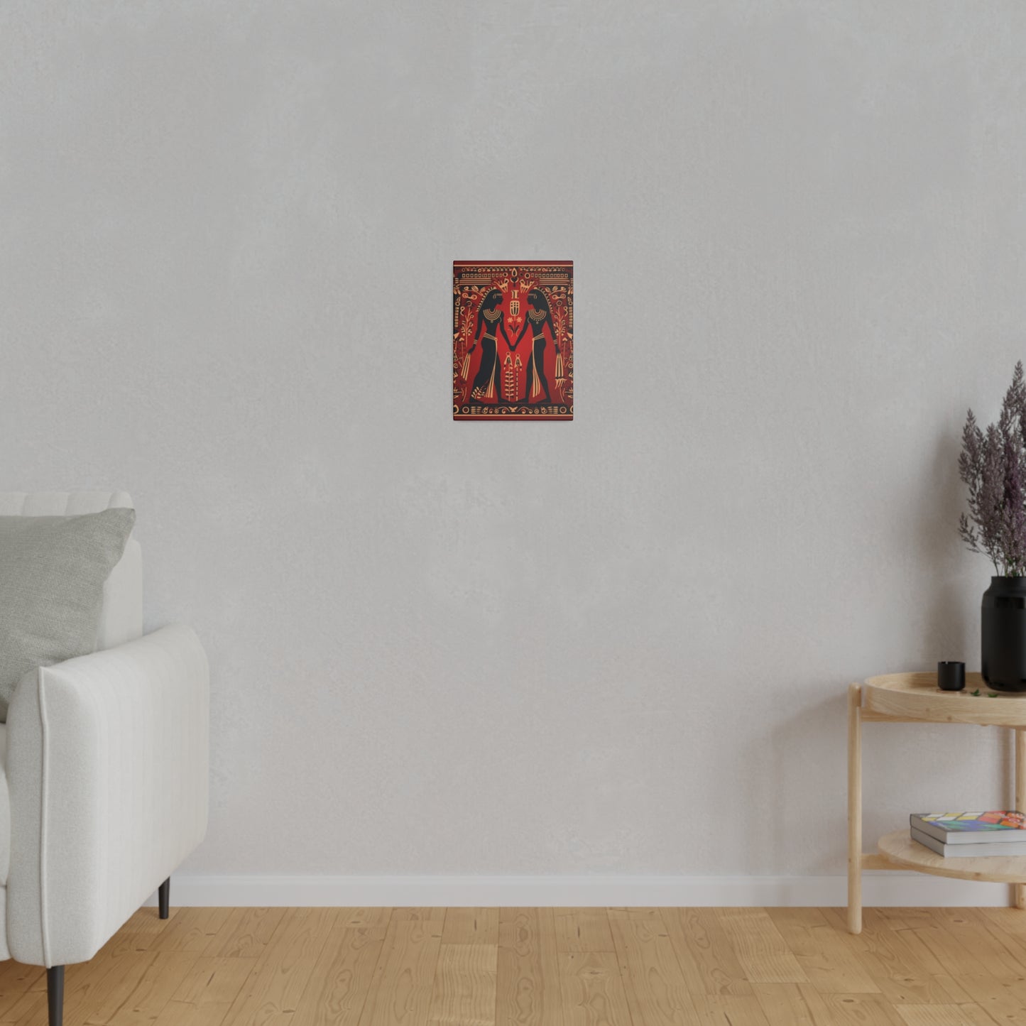 Red Hieroglyph Tile