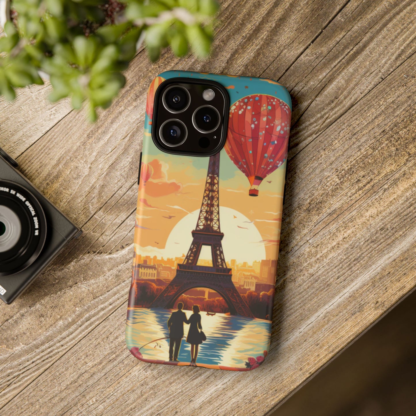 A View of the Hot Air Balloons over Paris