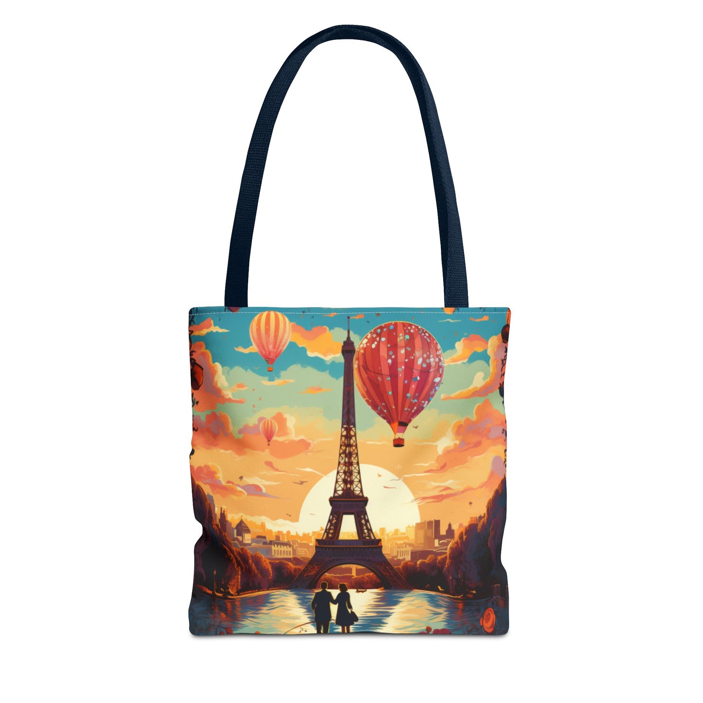 A View of the Hot Air Balloons over Paris