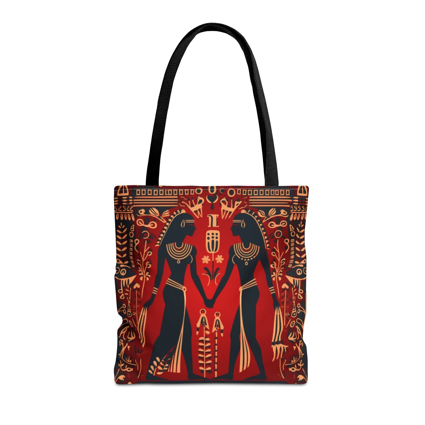 Red Hieroglyph Tile