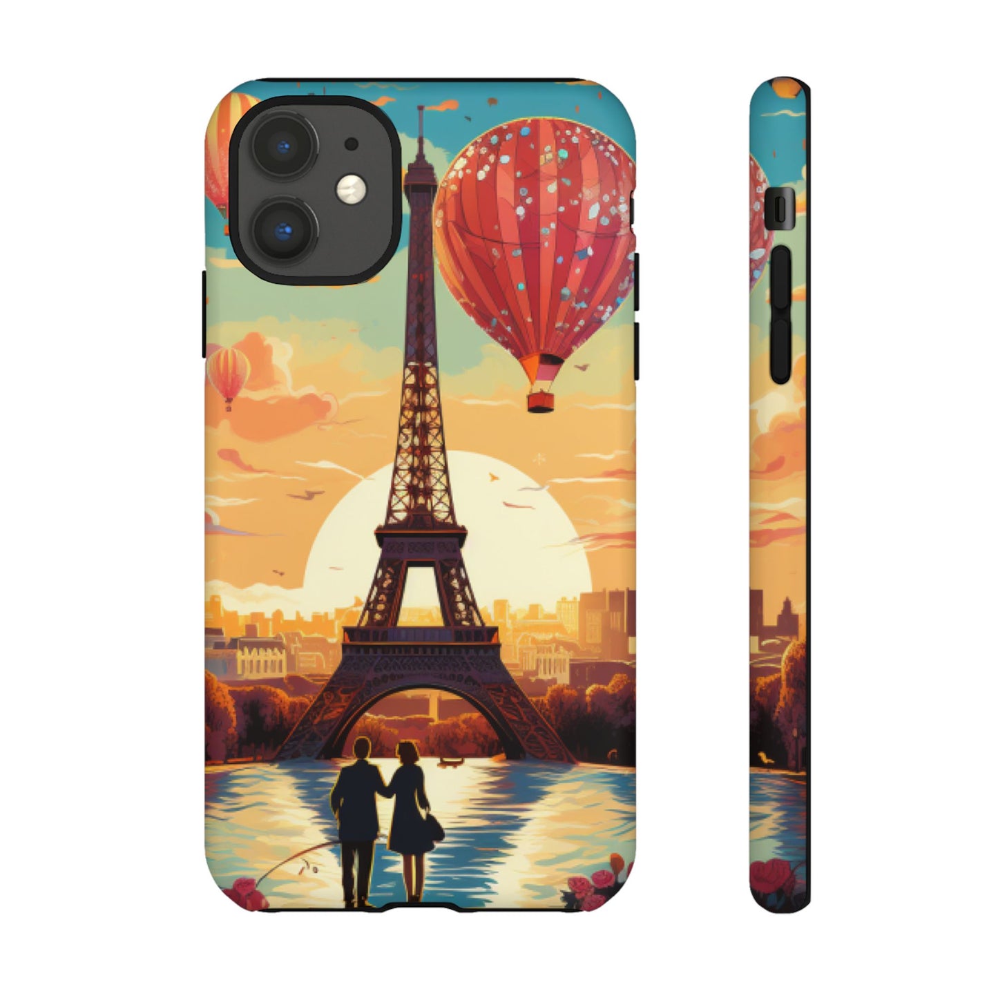 A View of the Hot Air Balloons over Paris