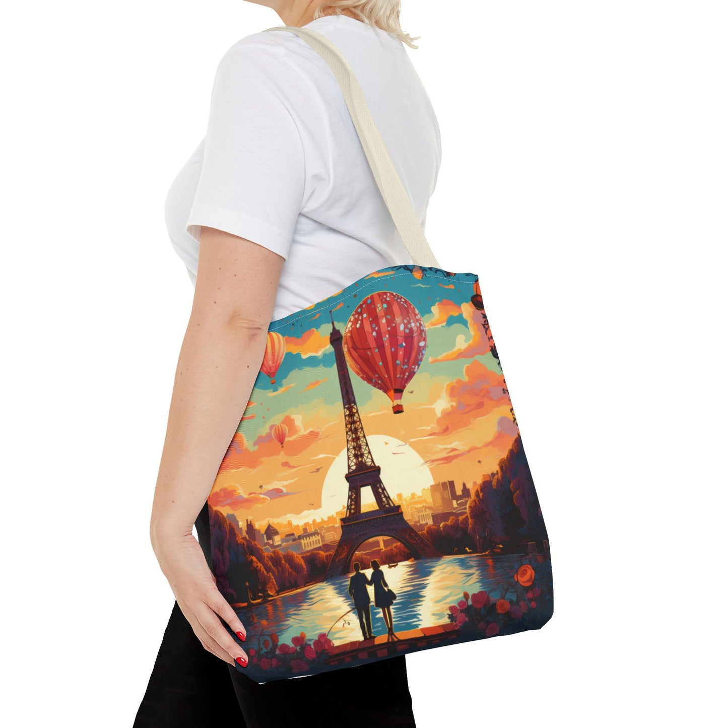 A View of the Hot Air Balloons over Paris