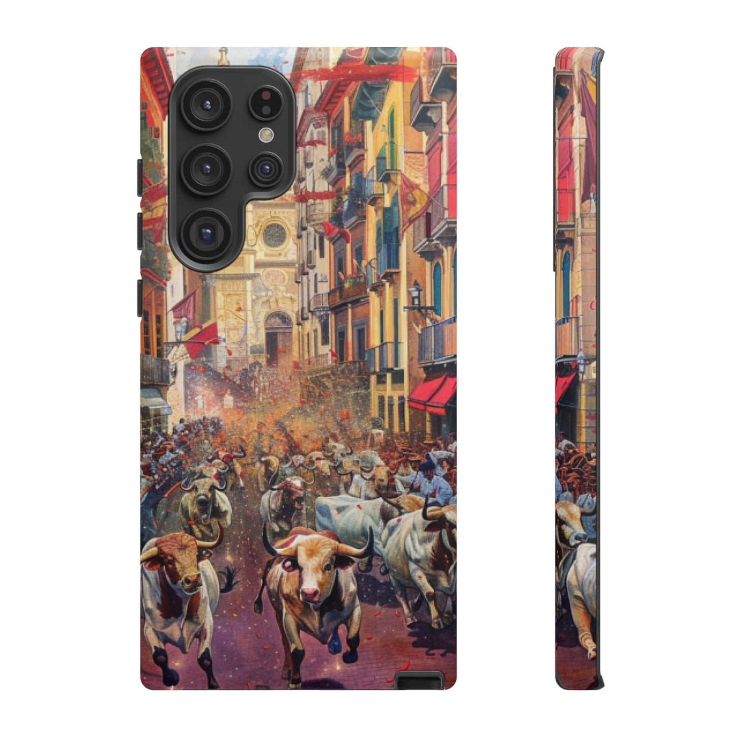 Bull Running at San Fermín Festival