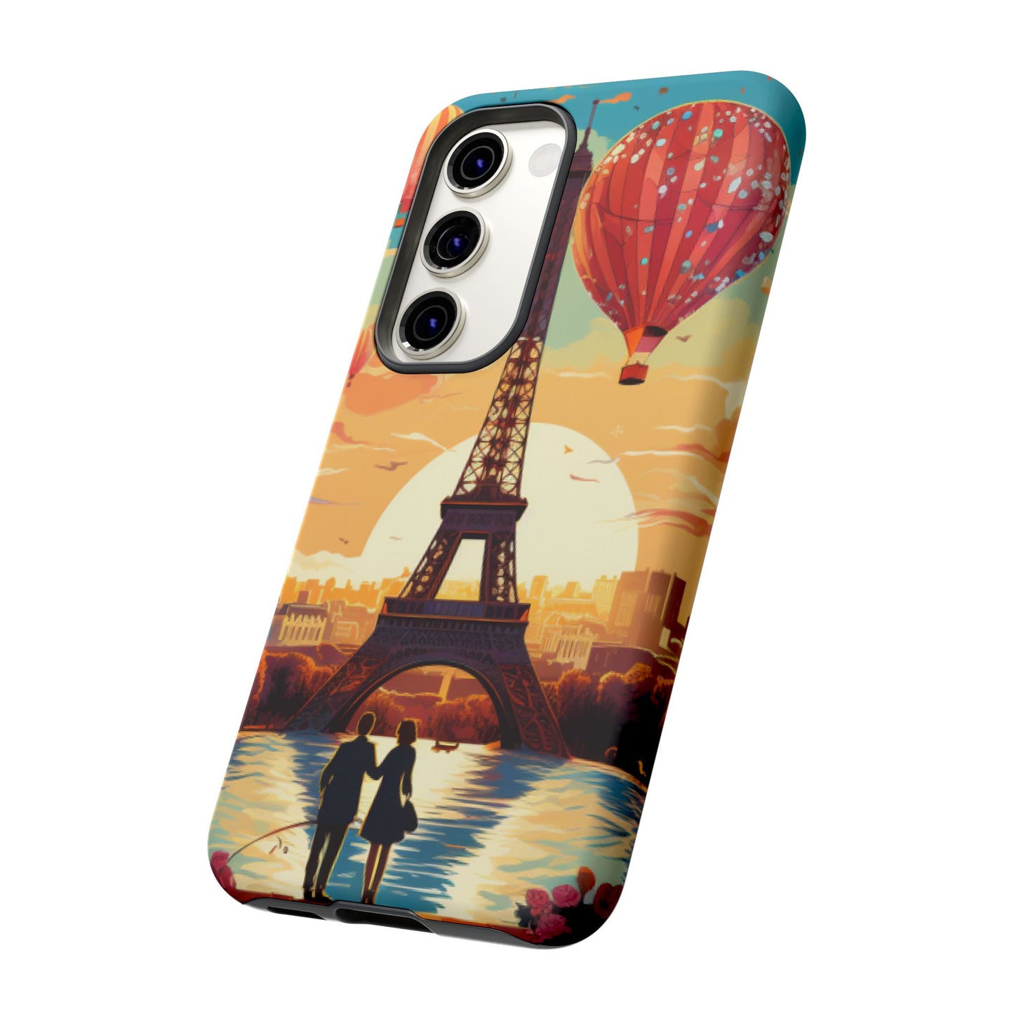 A View of the Hot Air Balloons over Paris