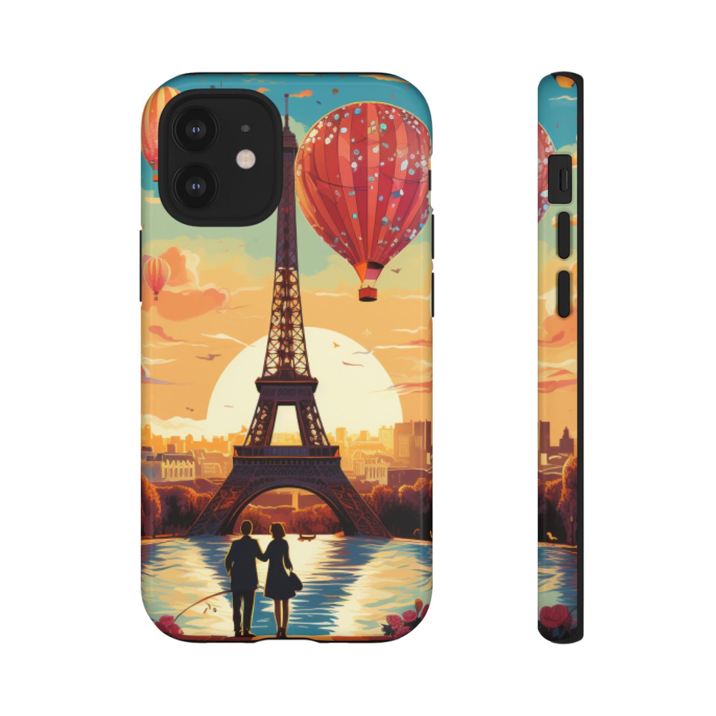 A View of the Hot Air Balloons over Paris