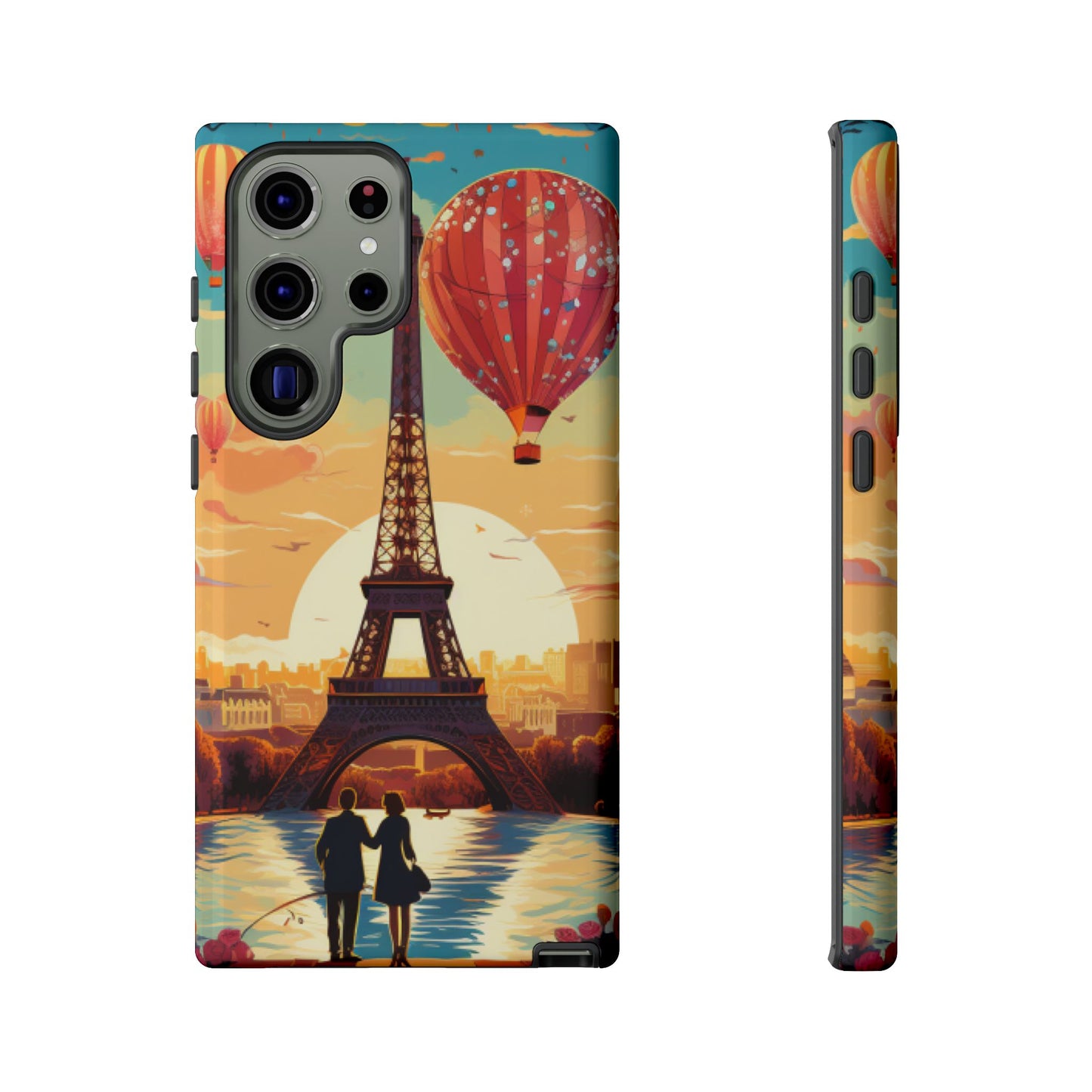A View of the Hot Air Balloons over Paris
