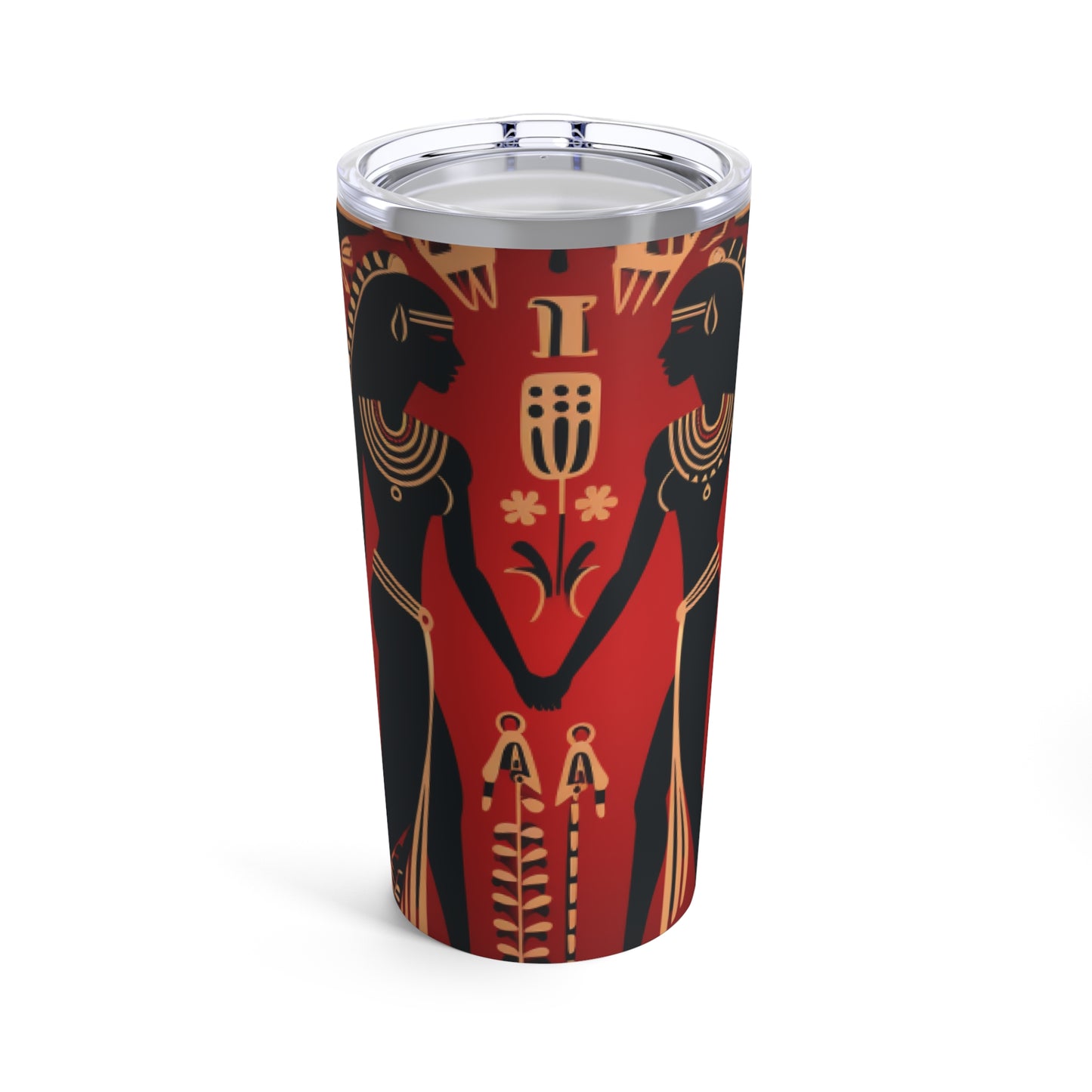 Red Hieroglyph Tile