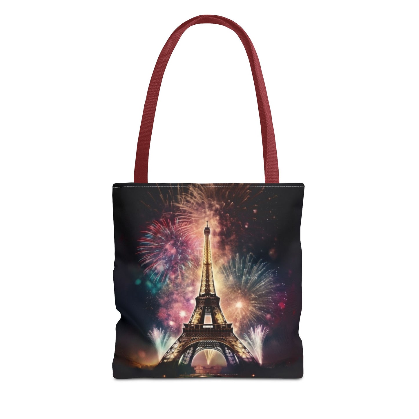 Firework Lit Eiffel Tower