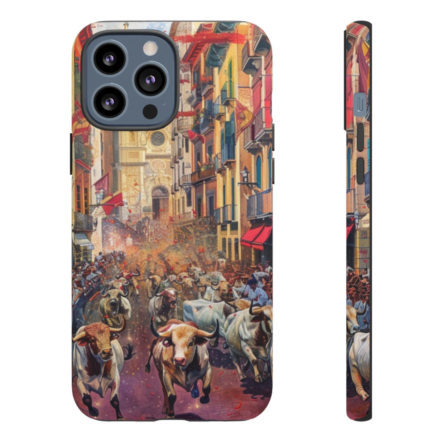 Bull Running at San Fermín Festival
