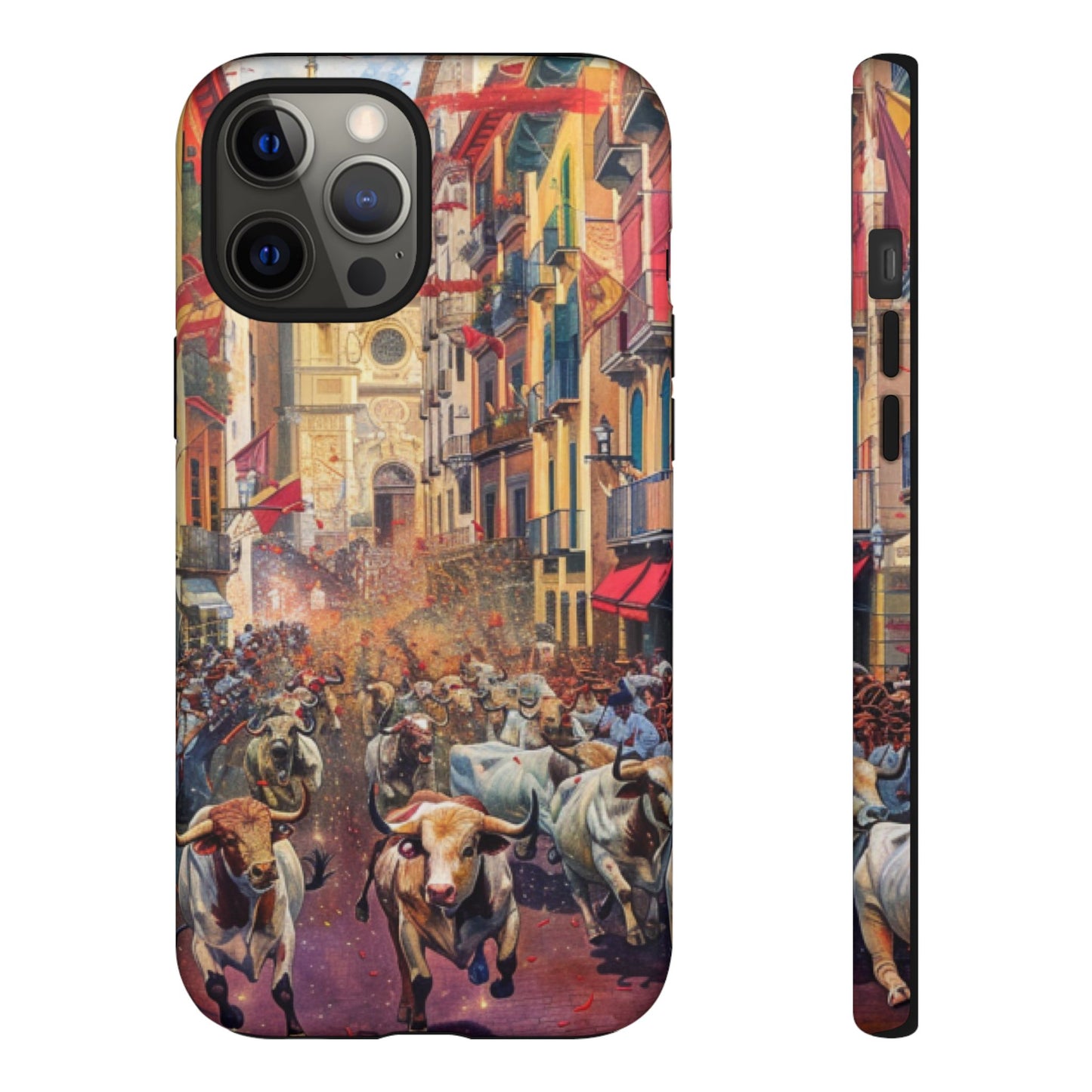 Bull Running at San Fermín Festival