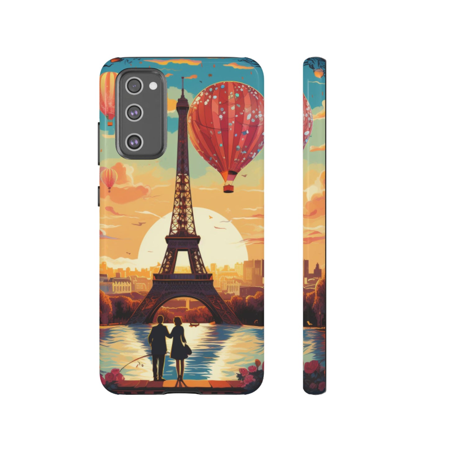 A View of the Hot Air Balloons over Paris