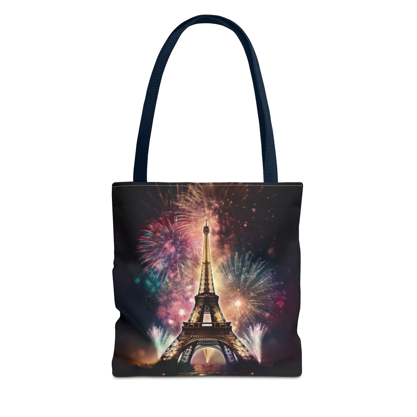 Firework Lit Eiffel Tower
