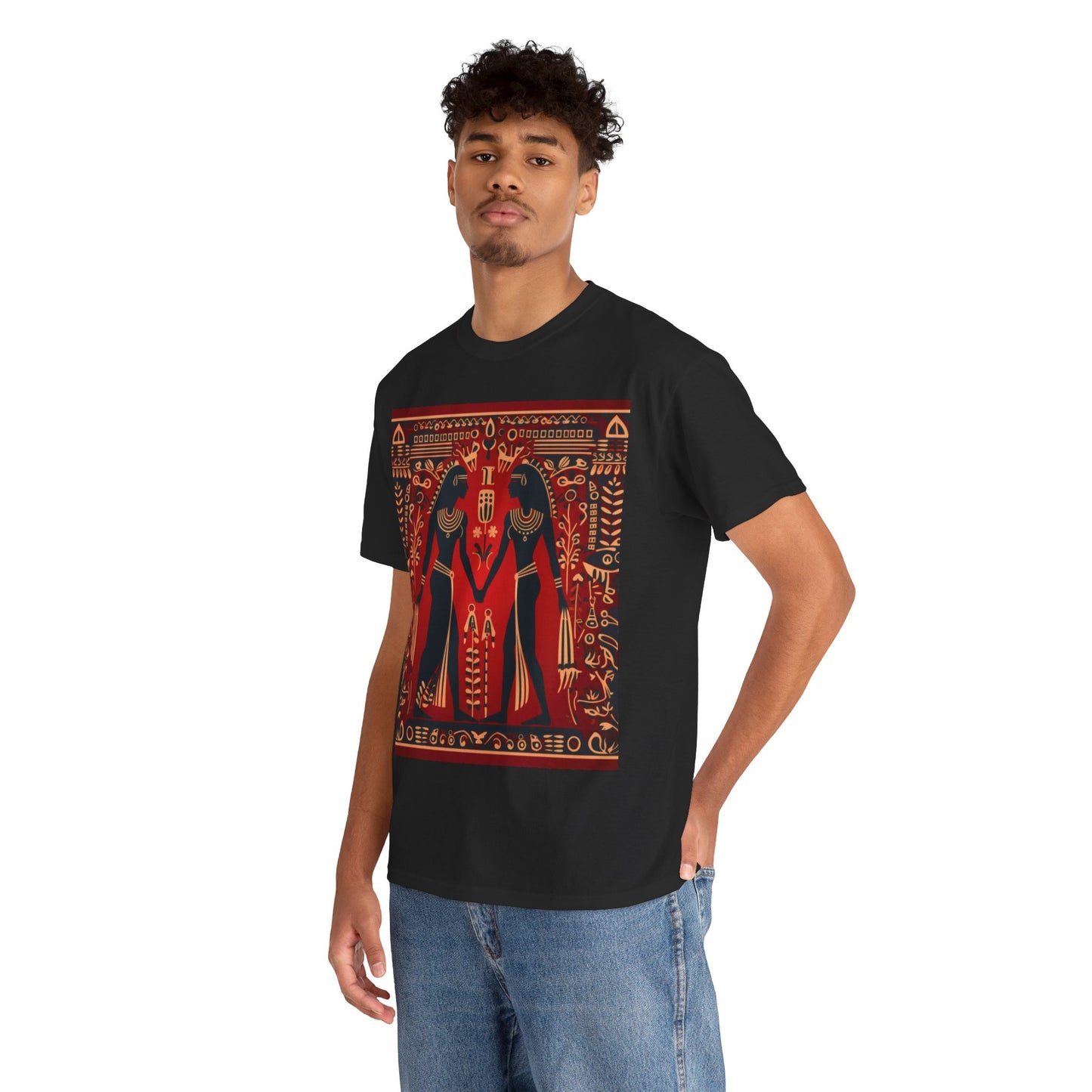 Red Hieroglyph Tile