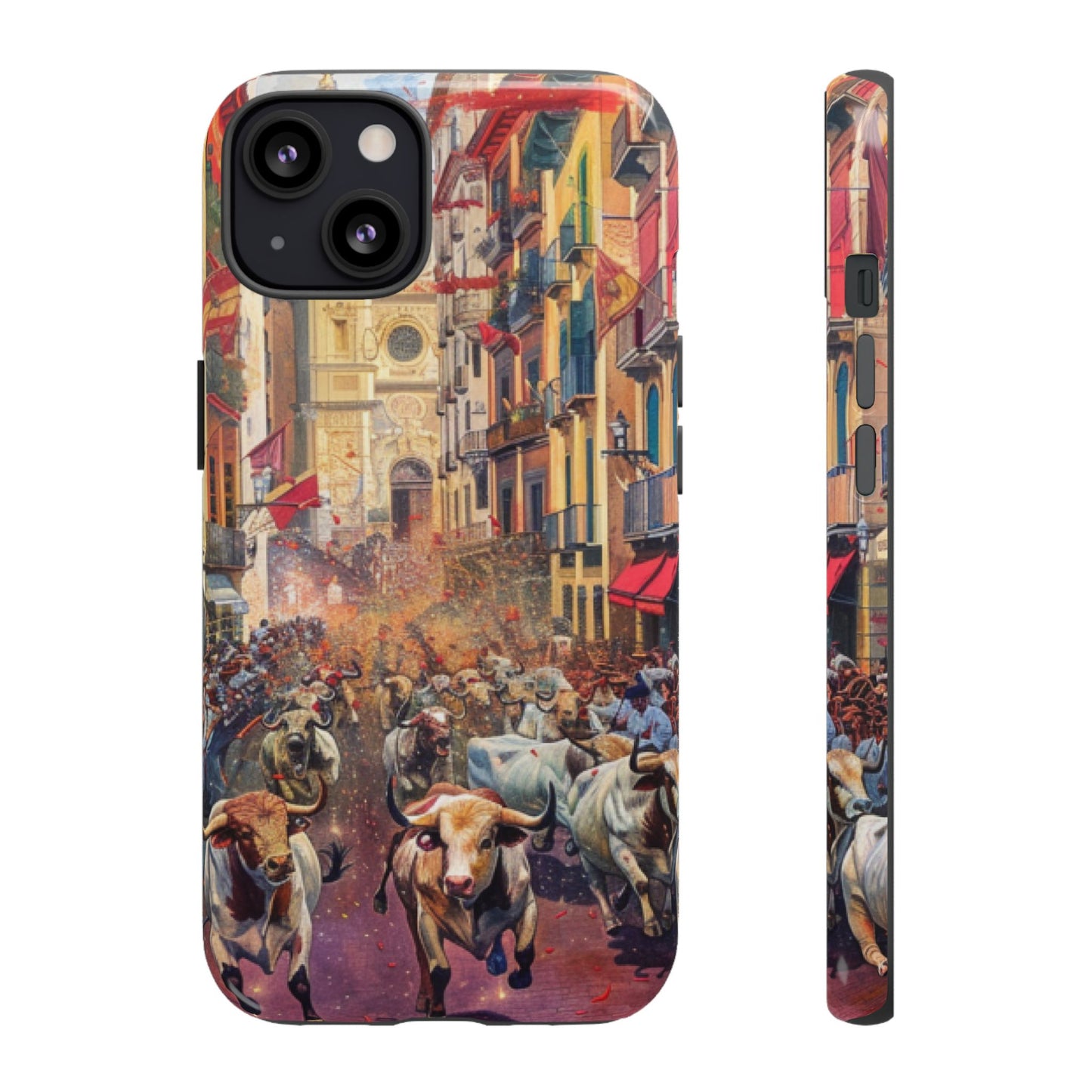 Bull Running at San Fermín Festival