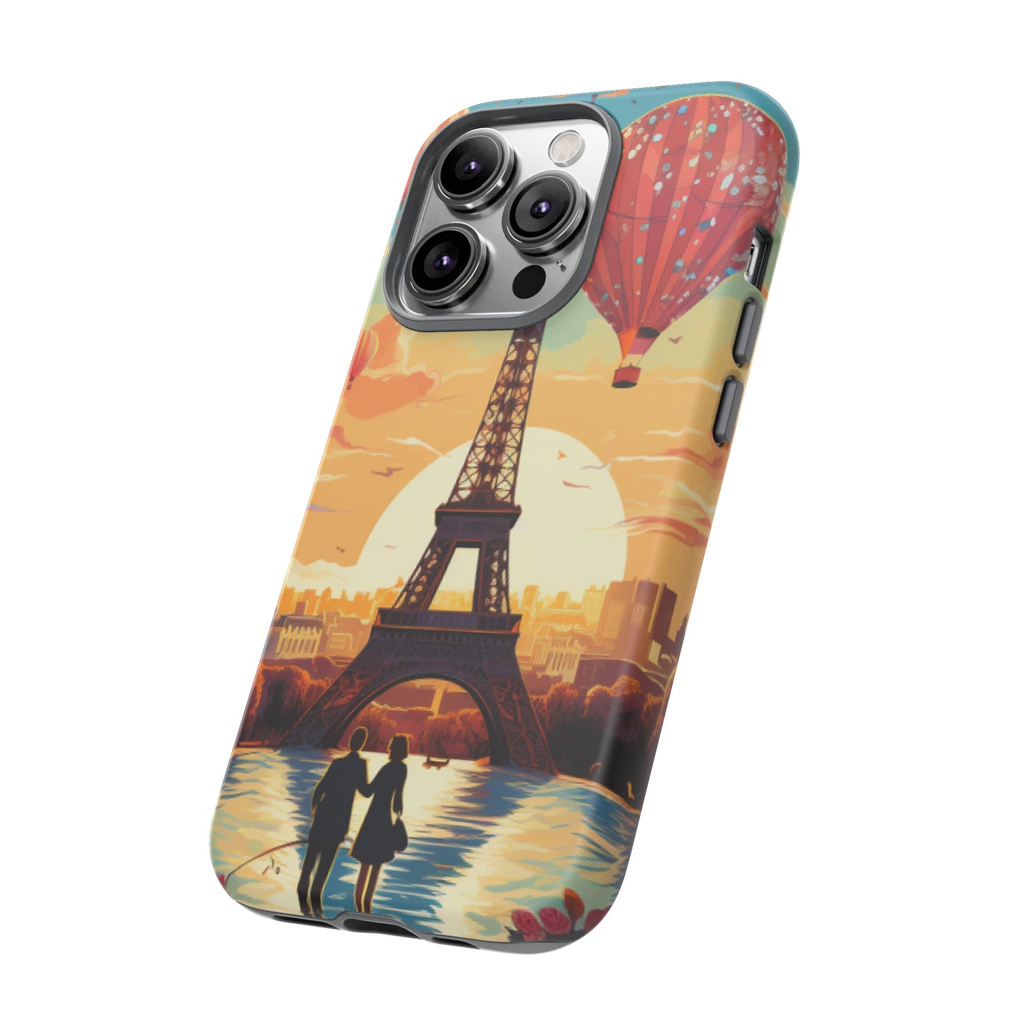 A View of the Hot Air Balloons over Paris