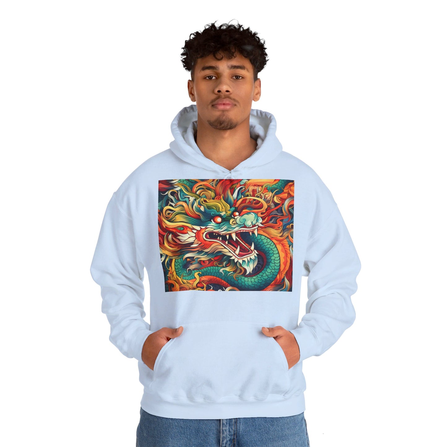 The Deranged Dragon | Unisex Heavy Blend™ Hooded Sweatshirt