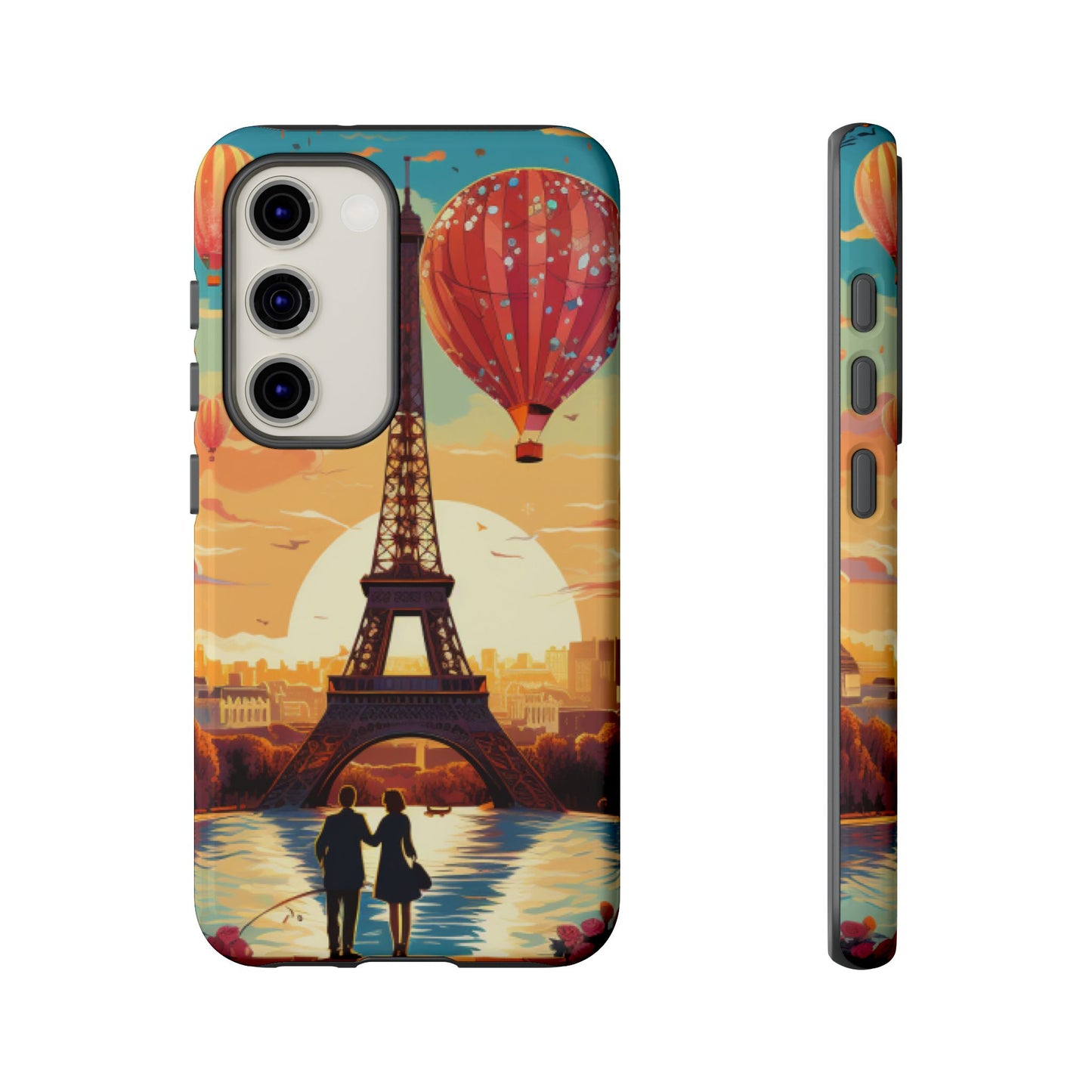 A View of the Hot Air Balloons over Paris