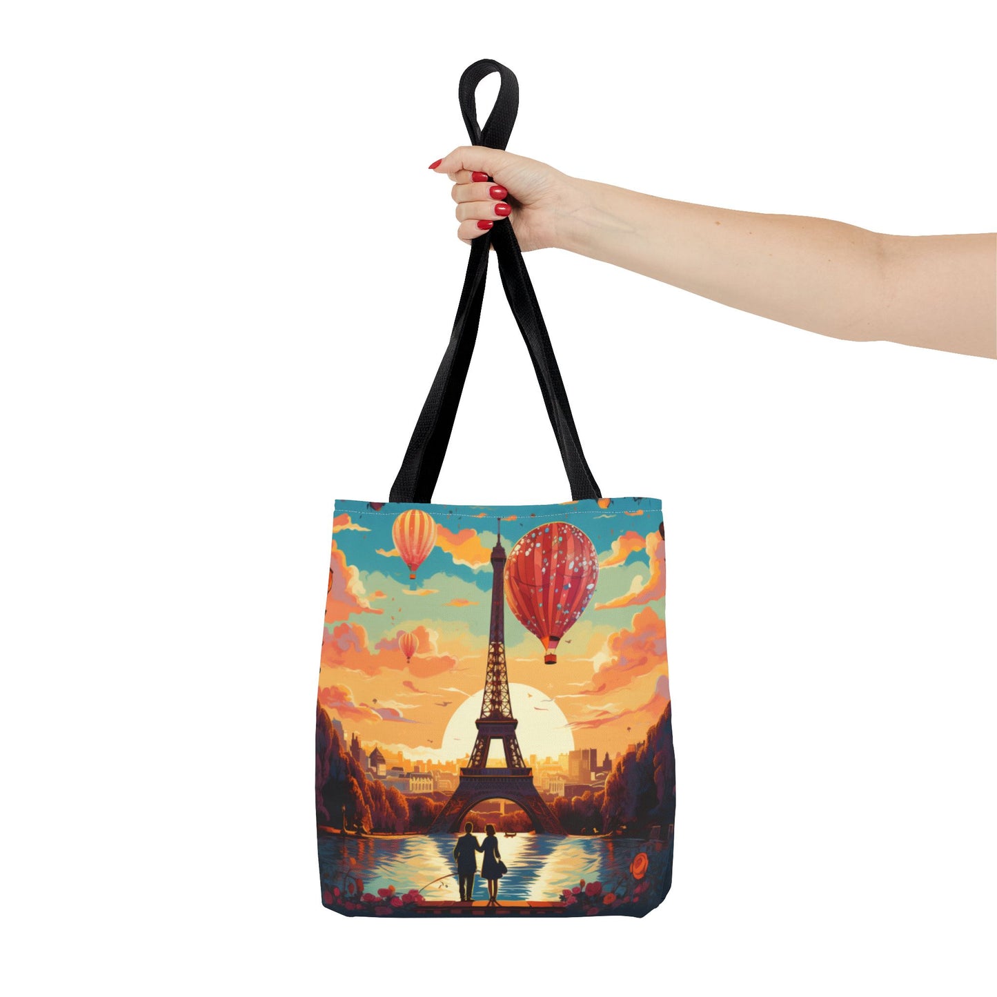 A View of the Hot Air Balloons over Paris