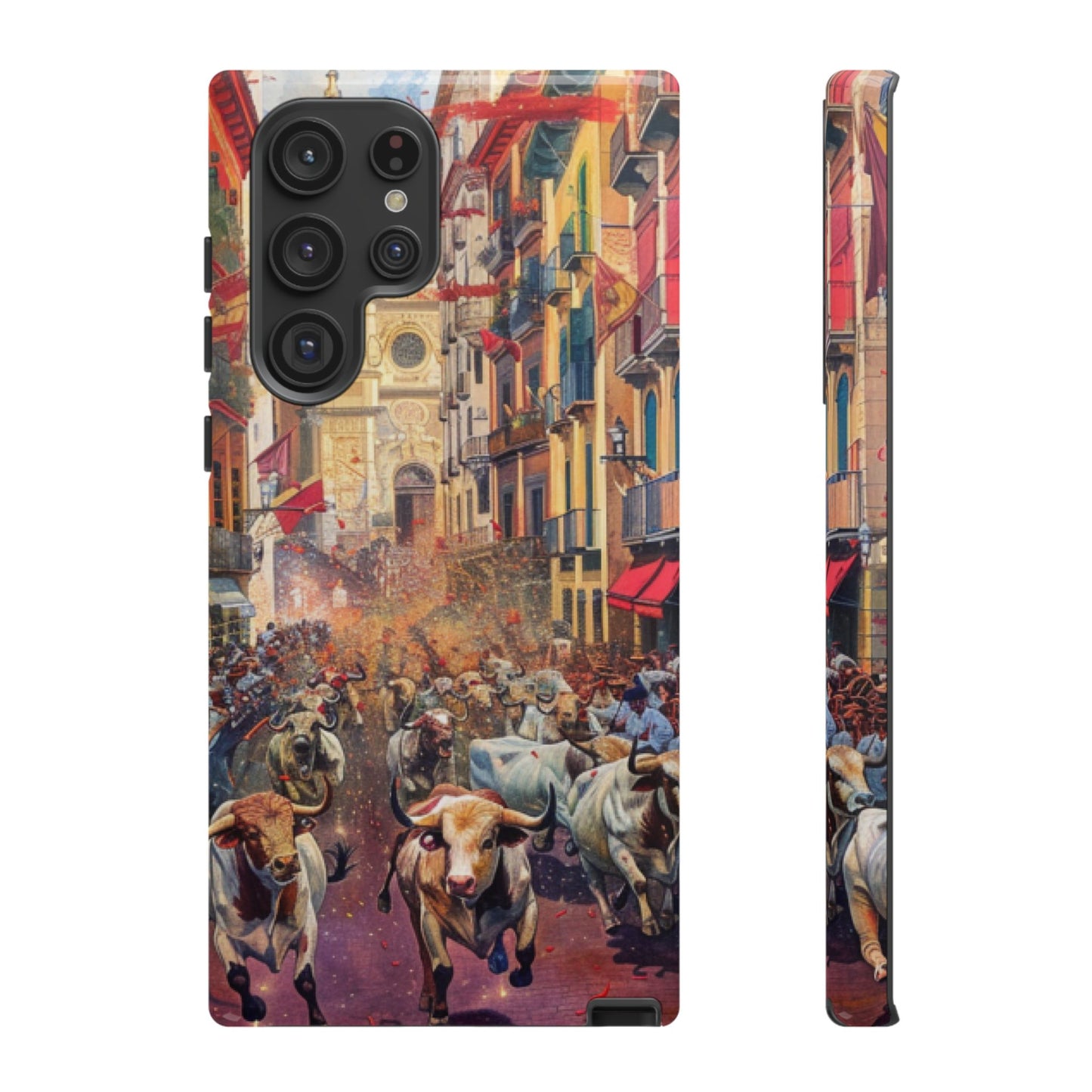 Bull Running at San Fermín Festival