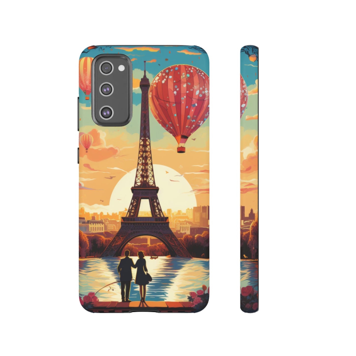 A View of the Hot Air Balloons over Paris