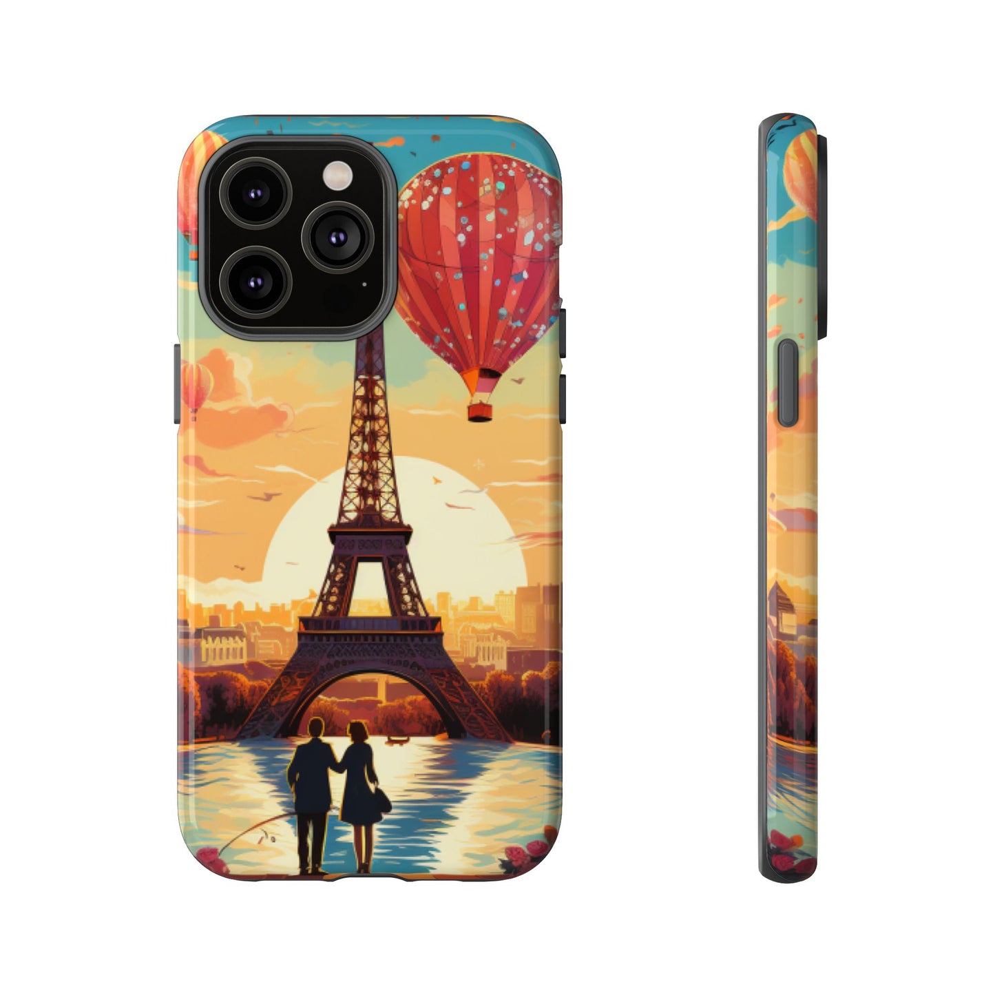 A View of the Hot Air Balloons over Paris