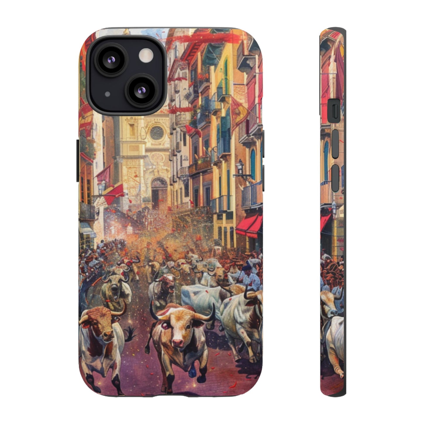Bull Running at San Fermín Festival