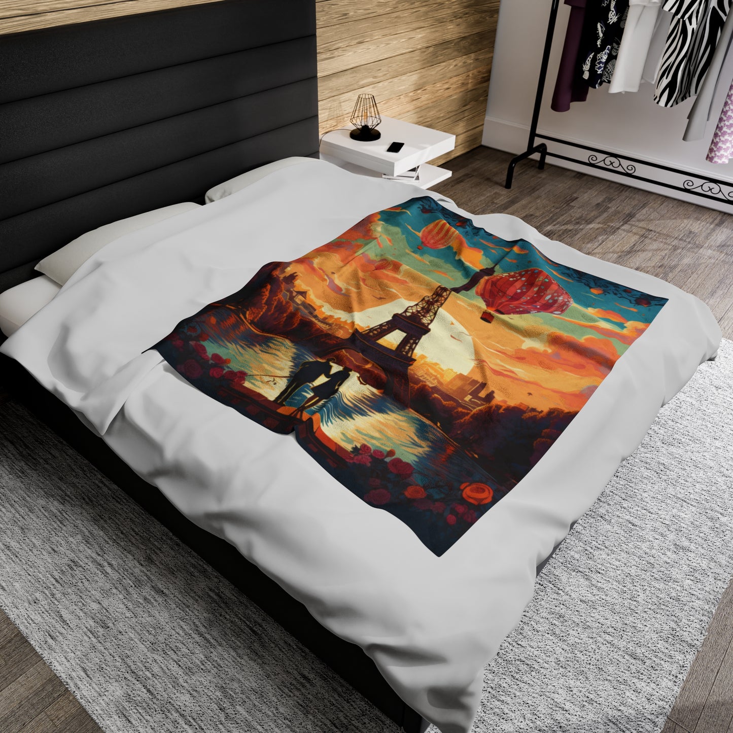 A View of the Hot Air Balloons over Paris