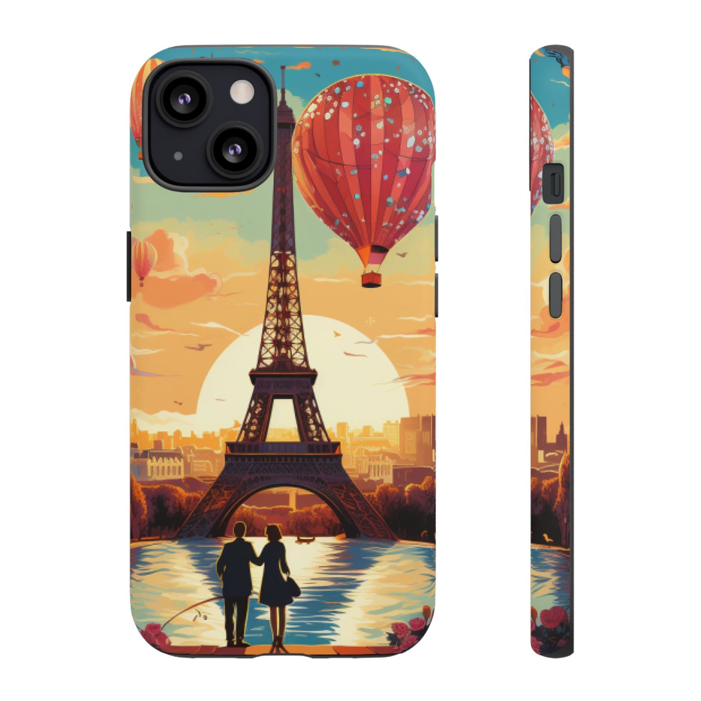 A View of the Hot Air Balloons over Paris