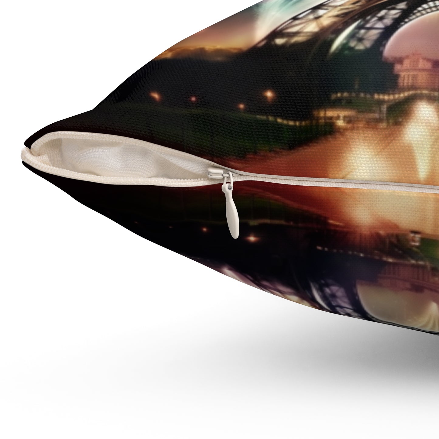 Firework Lit Eiffel Tower