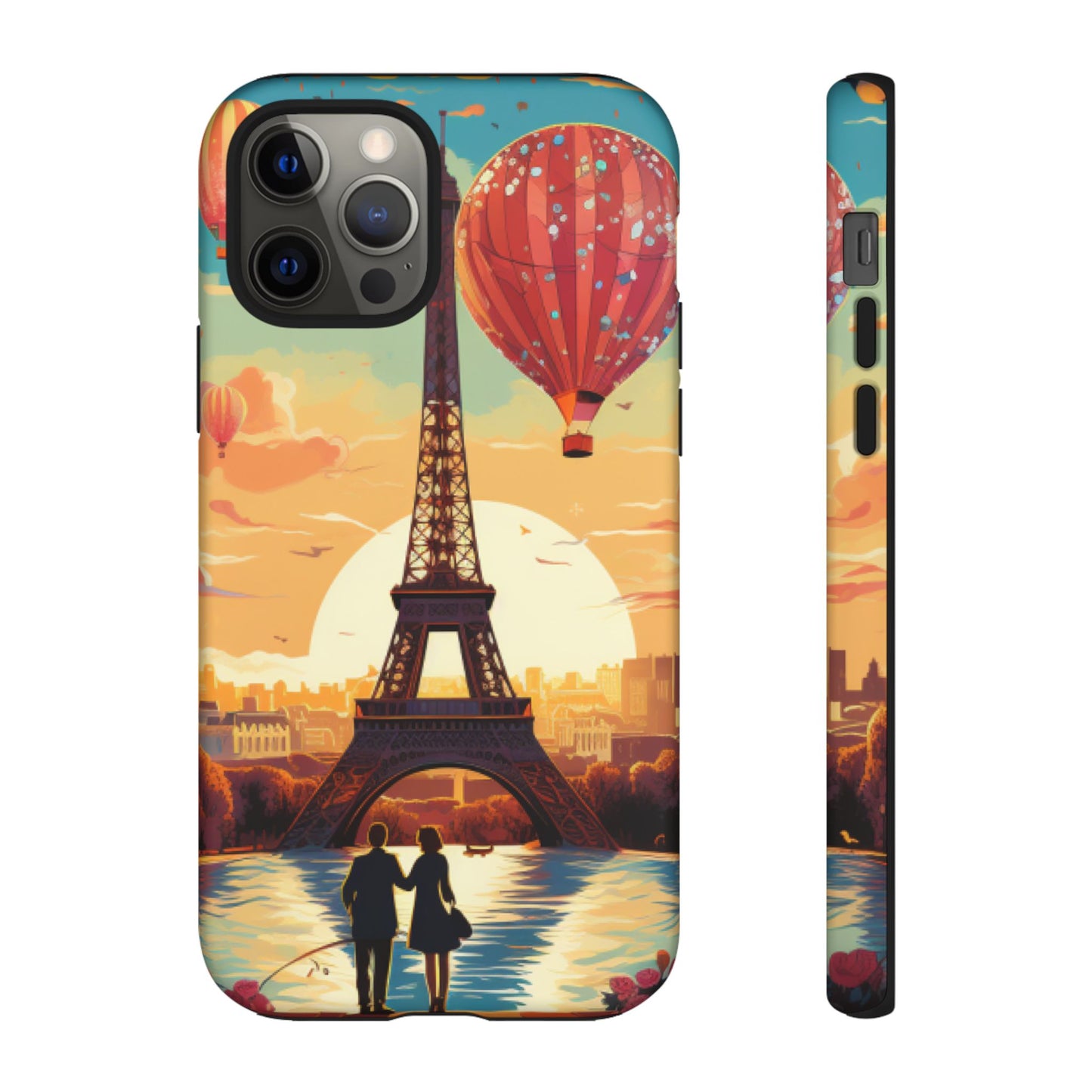 A View of the Hot Air Balloons over Paris