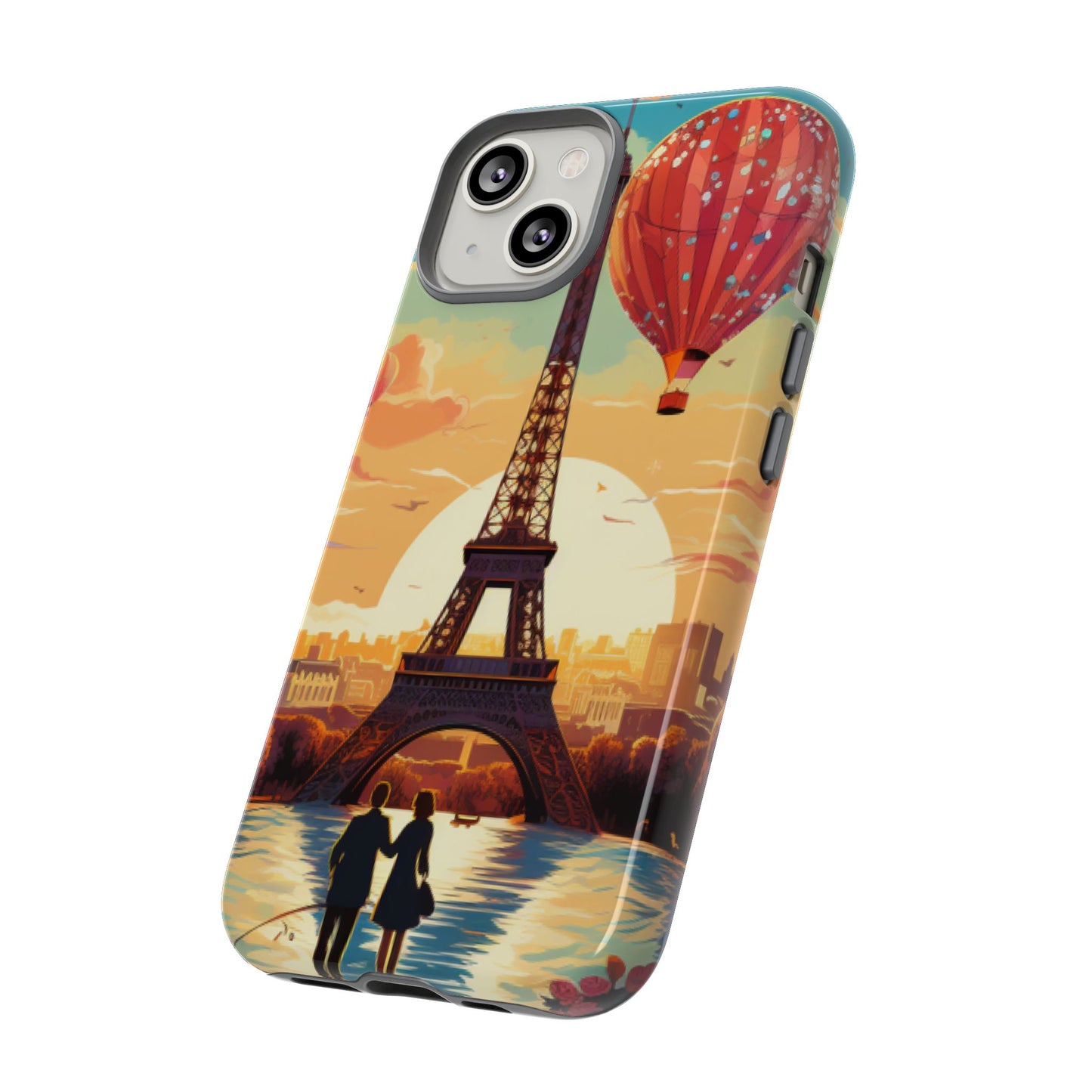 A View of the Hot Air Balloons over Paris