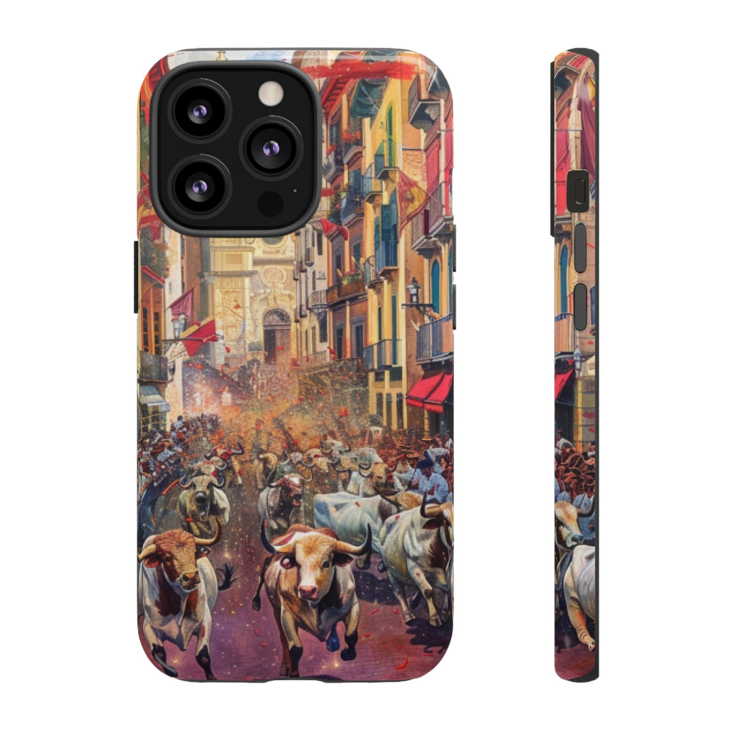 Bull Running at San Fermín Festival