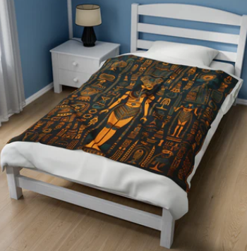 Egyptian Designs Blankets