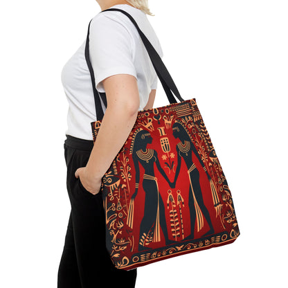 Red Hieroglyph Tile