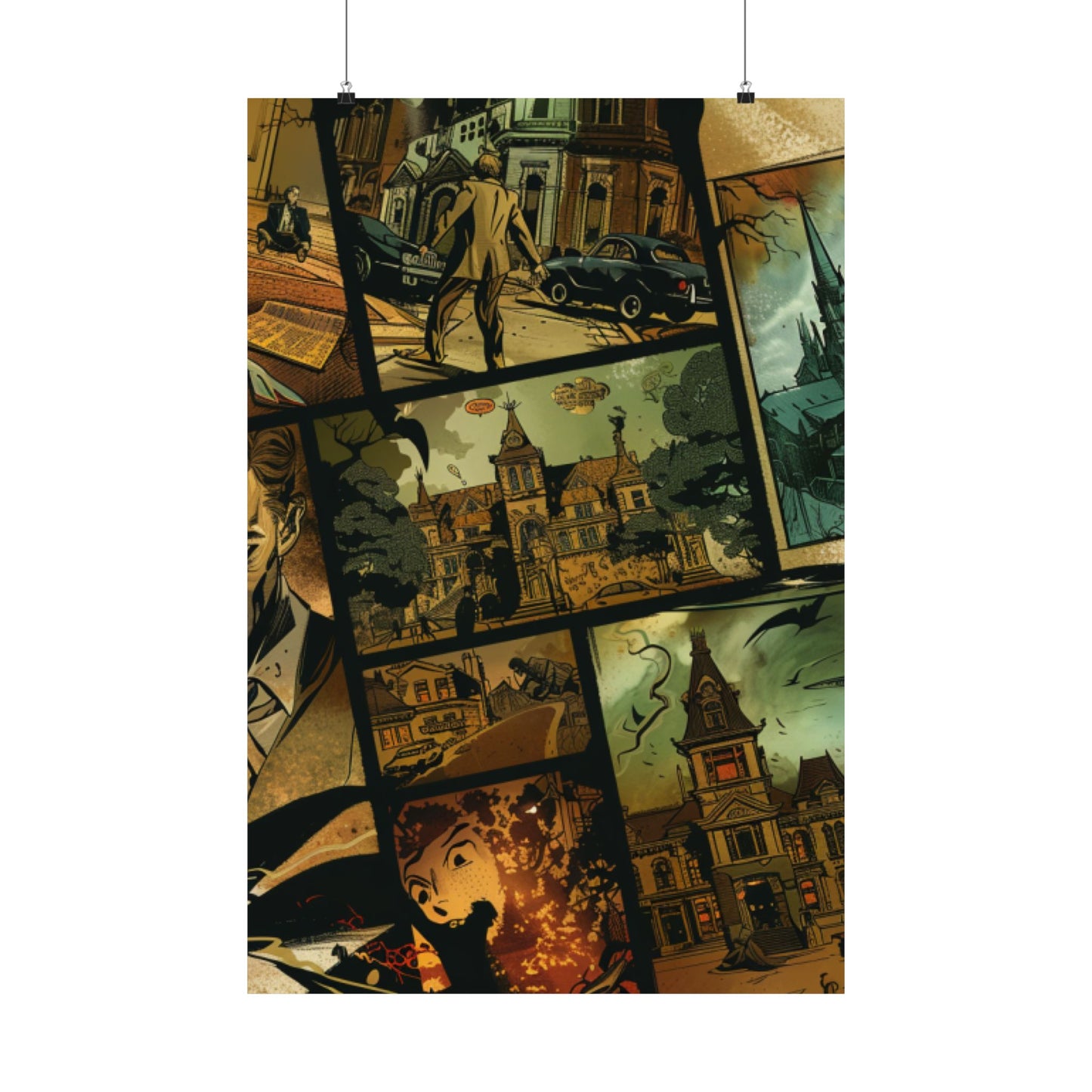 Halloween Comic Pattern