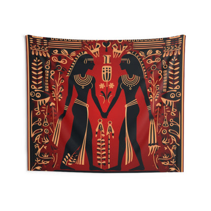Red Hieroglyph Tile