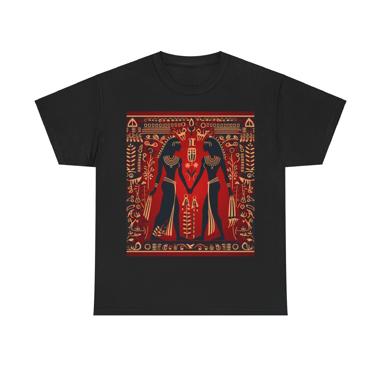 Red Hieroglyph Tile